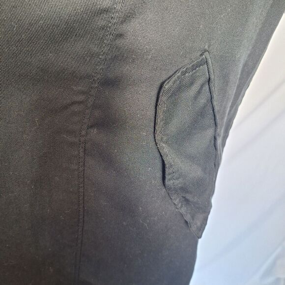 Philosophy Womens Black Sleeveless Duster Vest Open Front Long Casual Medium - Picture 4 of 10